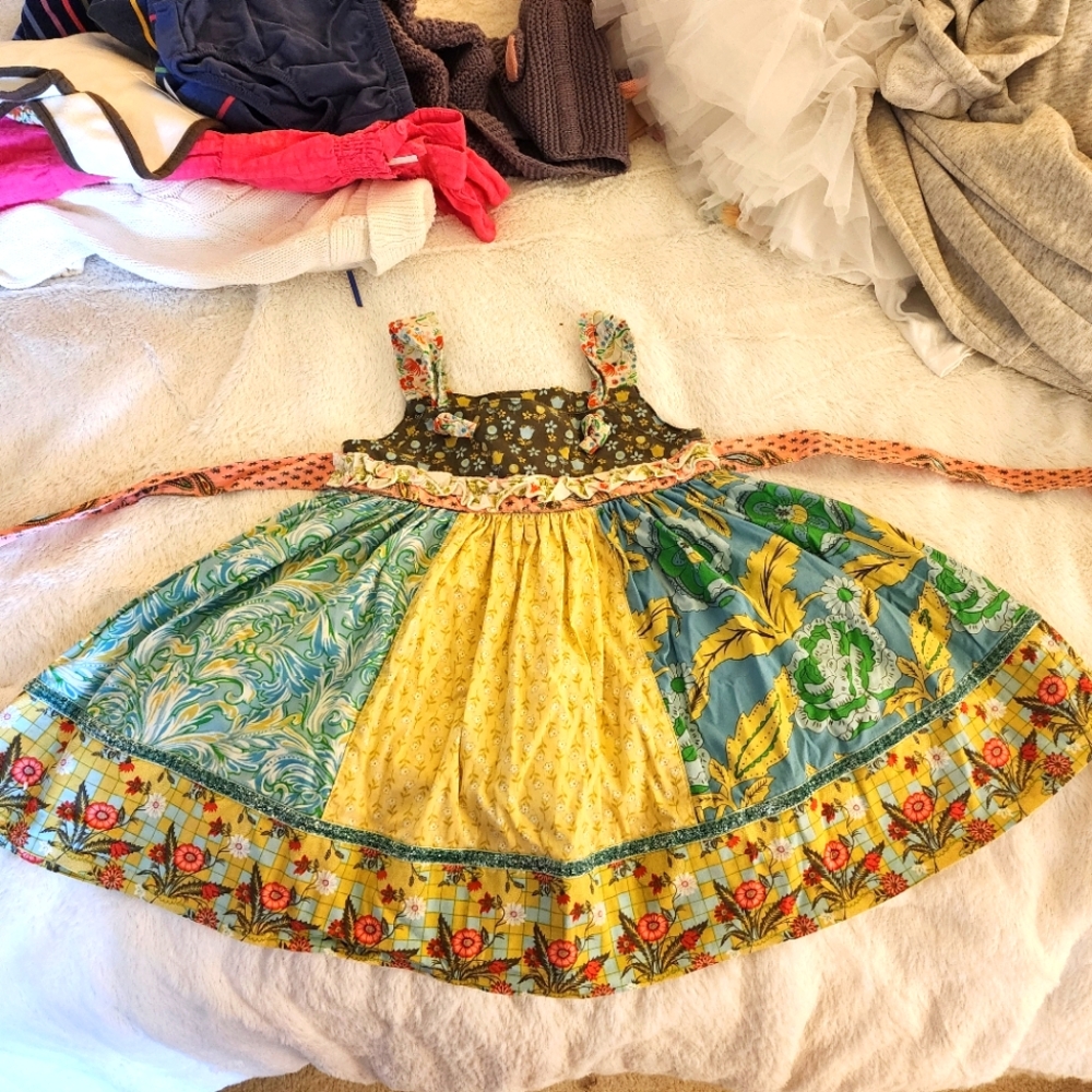 12-18 Month Matilda Jane Colorful Patchwork Dress